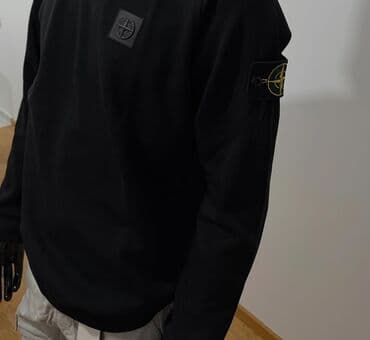 Jeans: Sweatshirt, Stone Island, color - Black — 2