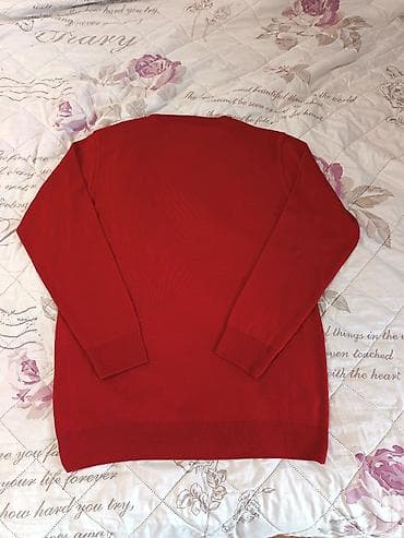 Donji delovi trenerke: Lacoste muški džemper, model sa okruglim izrezom. - Boja: živa crvena — 3