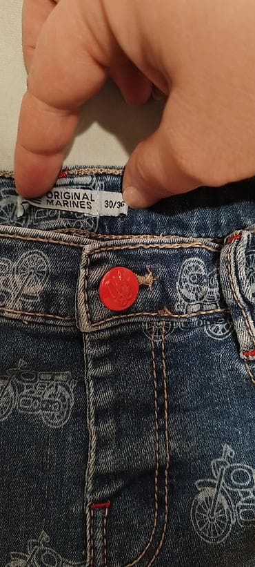 nike air tn plus black: Original Marines Dečije farmerke sa printom motora vel. 30/36 - — 7