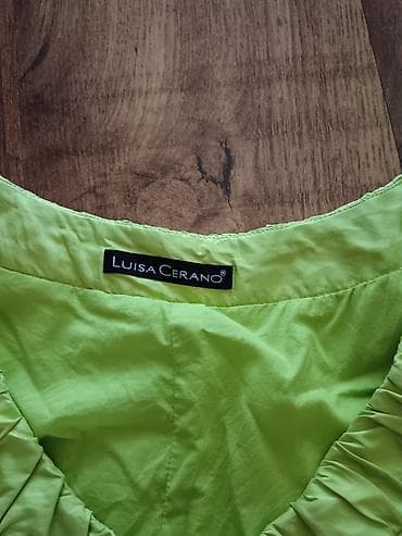 ecco cizme dama: Luisa Cerano haljina bez rukava u limun-zelnoj nijansi. Gornji deo je — 1