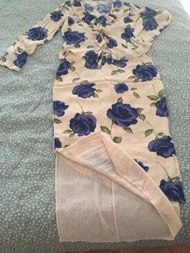 mokasine 40: L (EU 40), Floral, color - Beige — 3