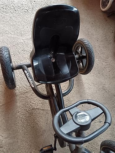 jaje sediste: Dečiji go-kart na pedale BERG Buddy (crni) U odličnom stanju - — 4