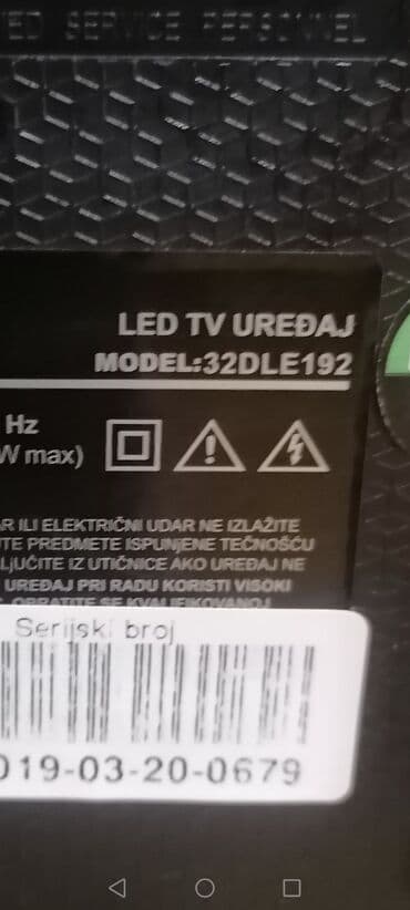 DVD & Blu-ray Players: TV led tanki 32 inca ili 82 dijagonala ekrana sa daljinskim ispravan — 5