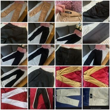 drzac za pantalone: Lot ženskih pantalona – razni modeli i boje Cene inboks od 300 do 600 — 1