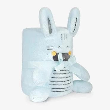 kalup za stampani beton: Kikkaboo bebi ćebence sa 3D vezom 75x100 – Stripy Friends Mekano i — 1