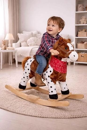 deciji tepih: 🐴🦄✨ NOVO – Plišani Konjić Klackalica sa Muzikom! ✨🐴🦄 🎠 Poklon koji će — 8