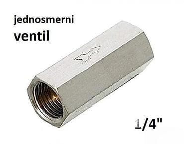 komplet za tehnicko 8 razred vulkan: Jednosmerni ventil 1/4" - Tip: inline jednosmerni (check) ventil - — 2