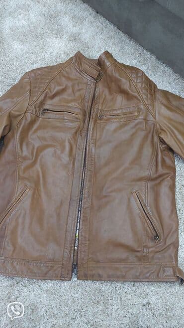 levis jakne muske: Muska kozna jakna 2/3Xl u braon boji od kvalitetne koze. Bez — 2