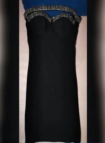 lidl haljine 2024: M (EU 38), color - Black, Cocktail, Without sleeves — 3