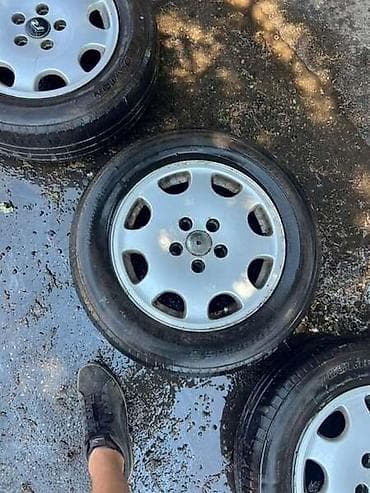 Kompletan auto u delovima: ALUMINIJUMSKE FELNE 15 5 X 112 | Audi ali felne R15, 5x112, stanje — 5
