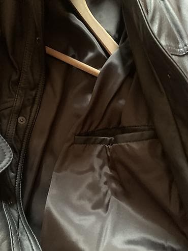 idexe' jakne: Kožna jakna Prava koža, M, bоја - Crna — 8