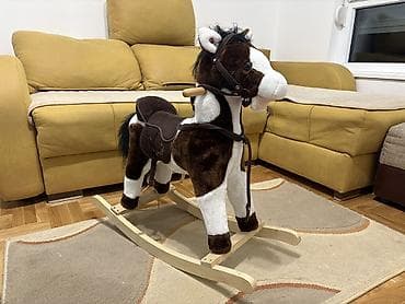 o bag torbe: Plisani konj ljuljalica za decu u odlicnom stanju, malo koriscen — 4