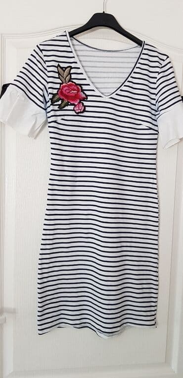 h: M (EU 38), color - Multicolored, Short sleeves — 1