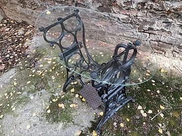 Desks and tables: Stakleni retro sto unikat staklo se skida preuzimanje lično na — 2