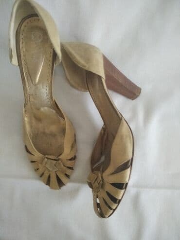 bež čizme od brušene kože: Sandals, 40 — 16