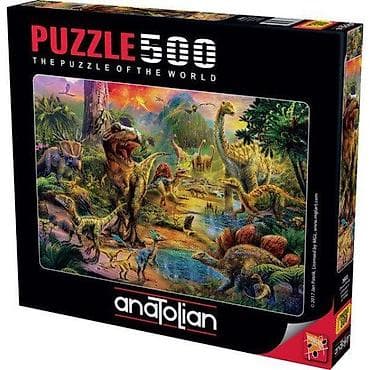 dinosauri igračke: Puzzle 500 elemenata – edukativna slagalica za decu 6+ Opis: - — 1