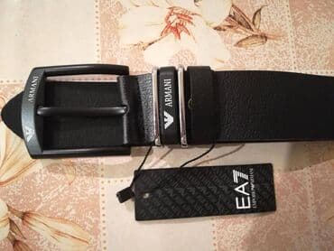 muski set novcanik i kais: Muški, Armani Exchange, Materijal: Koža — 1