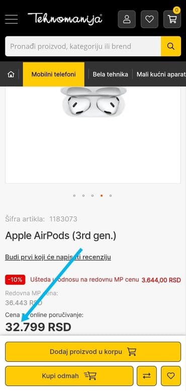 bezicne bluetooth slusalice: Predstavljamo neverovatne Apple AirPods 3. generacije sa MagSafe — 2