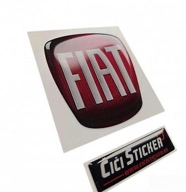 Men's Clothing: FIAT - Stikeri za znak - 1551 📌 Opis: Samolepljivi stikeri izradjeni — 3