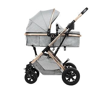 kolica per bebe: Kikka Boo Kaia – 3u1 kombinovana kolica, light grey (SKU: KKB1) - 3u1 — 4