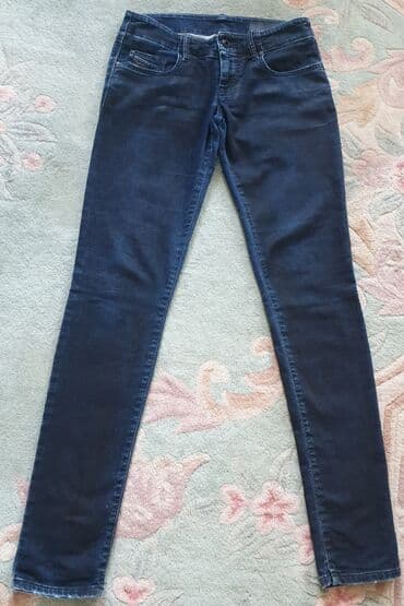 push up pantalone: DIESEL original farmerke uske stretch, teget boje, izgledaju kao da su — 11