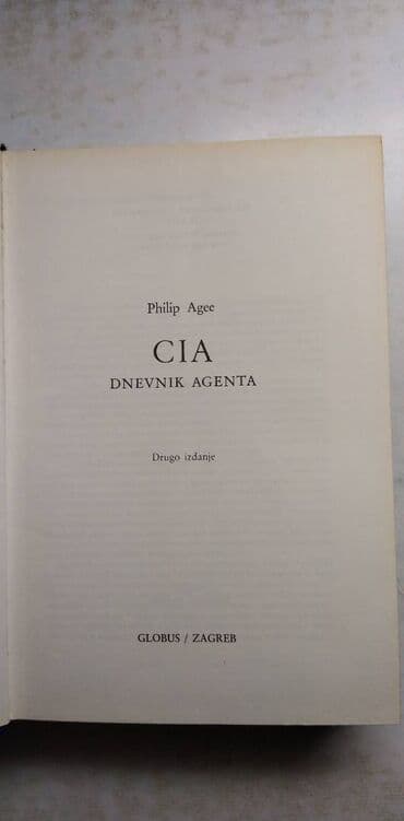 slatka tajna sa prevodom: Knjiga:Cia-Dnevnik agenta. 509 STR.  25 CM.Tvrdi   povez.Ovo je knjiga — 2
