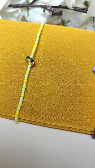 Men's Footwear: Narušnica/ narukvica od sitnih perlica u pastelnim tonovima - Ručno — 3