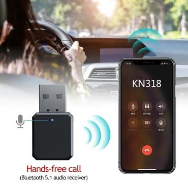 gps lokator bez sim kartice: Hands free Bluetooth Aux USB audio prijemnik Bluetooth 5.1 audio — 7