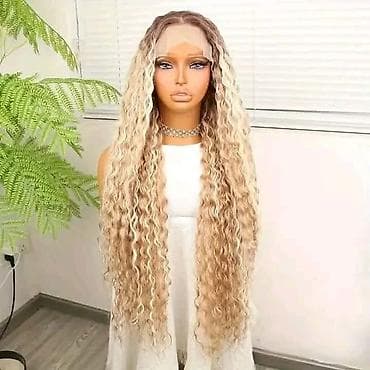 perike srbija: Perika – duga talasasta blond “lace front” perika. -Dužina: 81 cm - — 2