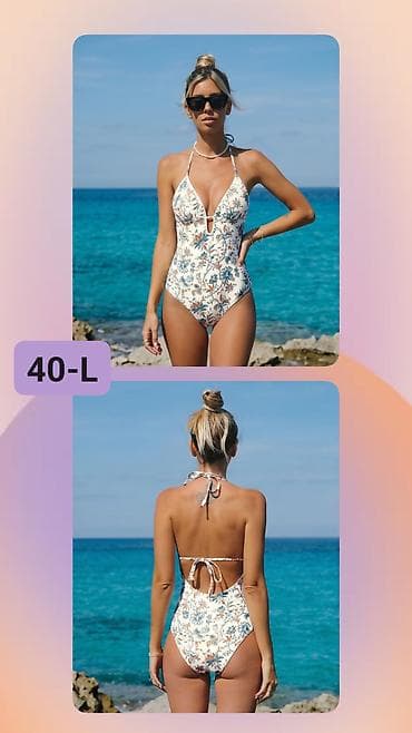 Jednodelni ženski kupaći kostim – veličina 40 (L) - Dizajn