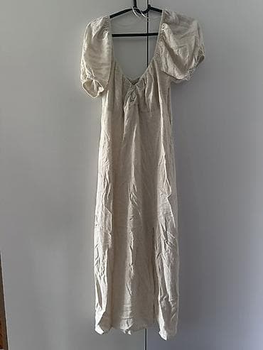 braon odela: Komplet ženske letnje haljine – 4 modela 1) Belo čipkasto — 4