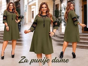 haljina bubamara: 06. MODA ZA PUNIJE DAME 🤎 ✨ Haljina A kroja koja prelepo pada, prati — 3