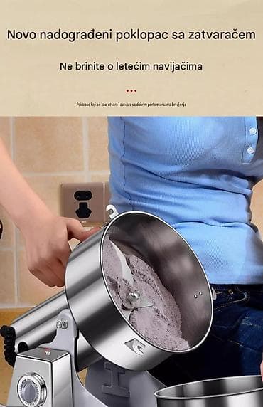 bauer home appliances: Industrijski mlin za prah – 1000 g kapacitet - Visokoefikasna mašina — 7