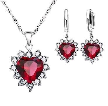 torbe m: Elegantni posrebreni set od tri nakita sa žigom S925 od hirurskog — 3