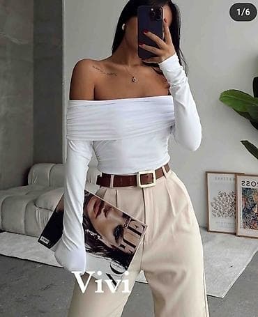 Bluza sa golim ramenima. borda,crna,braon,tamno plava,pink,roza