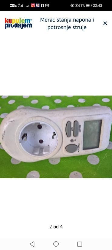 parkside alat srbija: Merač napona i potrošnje struje – utikač sa LCD ekranom - Tip — 2