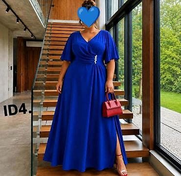 pink uzice: Elegantna duga haljina za specijalne prilike – model ID4. - Kroj — 3