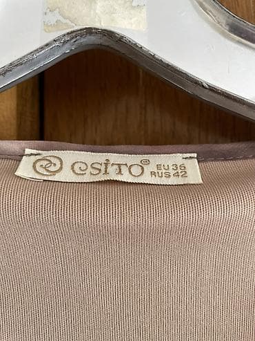 leopard haljine: Haljina Esito, EU 36 (RUS 42) - Model: midi haljina sa preklopljenim — 3