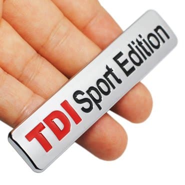 Tuning oprema: Samolepljiva metalna pločica - TDI Sport Edition Namenjeno za vozila — 7