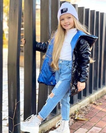 colmar ski jakne: Jakna sa za dva lica, farmerke i kapa u kompletu za devojčice od 2 do — 5