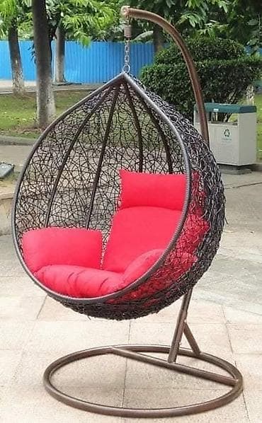 Donji delovi trenerke: Viseća ljuljaška/fotelja s postoljem – pletena „jaje” korpa sa — 6