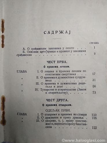 žice na gitari: Knjiga:Građanski zakonik kraljevine Srbije 1913.god.413 str. 15 cm — 4