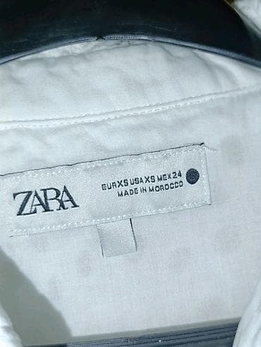 bele papuce: ZARA haljina, veličina XS - Model: košulja-haljina sa kragnom i — 2