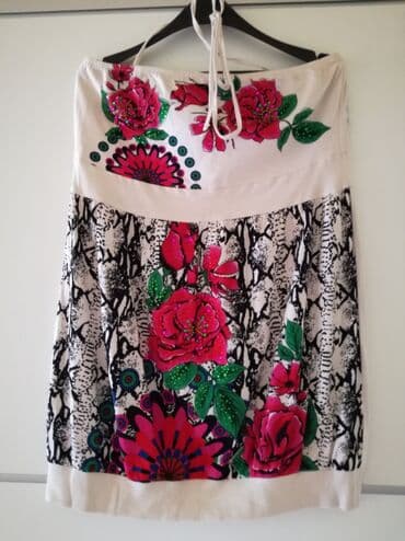 crop top c a: Aclima, M (EU 38), Cotton, Floral, color - Multicolored — 1
