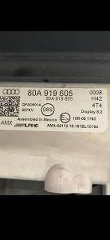 alternator cena: AUDI Q5 2018 80Q MMI EKRAN 80A919605 | Audi a3 a4 a5 a6 a7 q3 Q5 Q7 — 3