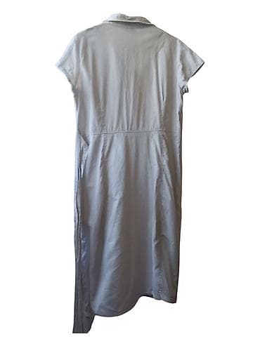 kosulje massimo dutti: Lanena ženska haljina košulja-kroja - Model: midi/duga haljina — 2