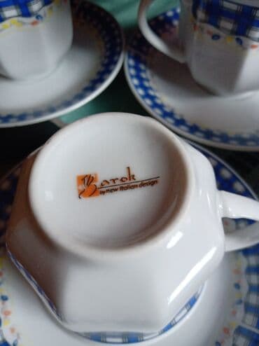 sinsay solje: Solje nove velike porcelanske. Komada. 6. Tacne. 13cm. Solje — 3