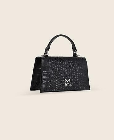 bata cipele novi sad: Mona elegantna ženska tašna sa krokodil teksturom. - Materijal — 9