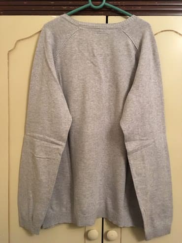 springfield jakne srbija: Original Springfield džemper, kao nov, 100% cotton, svetlo sivi sa — 7