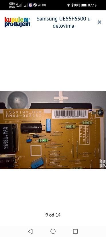 sony playstation 4 slim video game console: Samsung UE55F6500 – delovi Raspoloživi originalni delovi sa TV-a — 9